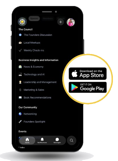Founders Roundtable private member app
