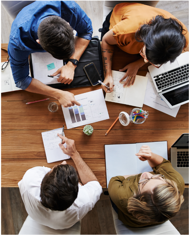 Founders working together